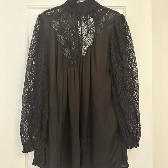 Tularosa Hailey Mini Dress in Black from Revolve - Picture 2 of 4